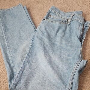 Men's Slim Straight Light Blue Jeans